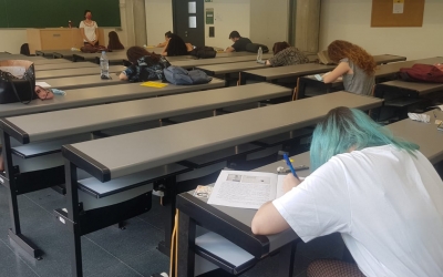 Prop de 300 alumnes han fet l'examen al Campus de Sabadell de la UAB | Raquel García